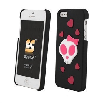 iPhone 5 / 5S / SE Beyond Cell 3D Pop Skull Cover Black