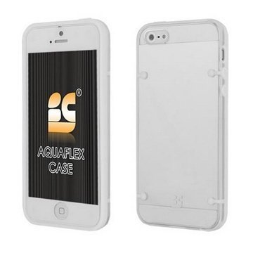 iPhone 5 / 5S / SE Beyond Cell AquaFlex TPU-Kotelo Valkoinen / Kirkas