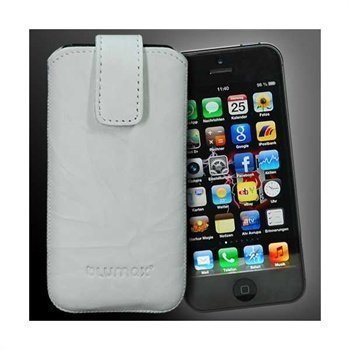 iPhone 5 / 5S / SE Blumax Leather Case White