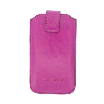 iPhone 5 / 5S / SE Commander Buffalo Nahkakotelo Purppura