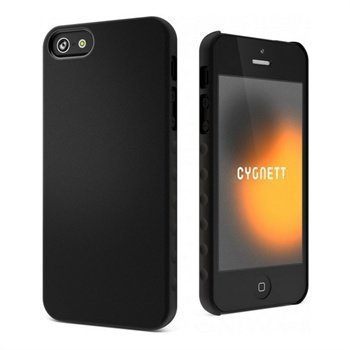 iPhone 5 / 5S / SE Cygnett AeroGrip Feel Suojakuori Musta