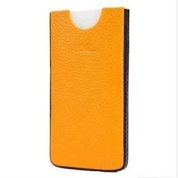 iPhone 5 / 5S / SE DC Chest Leather Case Yellow / Black