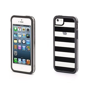 iPhone 5 / 5S / SE Griffin Cabana Separates Kotelo Musta / Kirkas