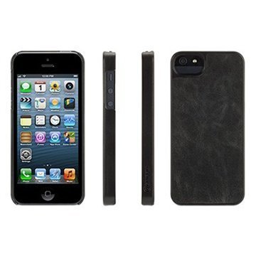 iPhone 5 / 5S / SE Griffin Chesterfield Layered Trend Takakuori Musta
