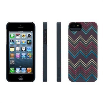 iPhone 5 / 5S / SE Griffin Chevron Suojakotelo Keskiyö