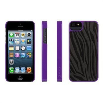 iPhone 5 / 5S / SE Griffin Moxy BigCat Suojakotelo Musta / Violetti
