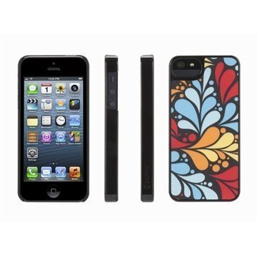 iPhone 5 / 5S / SE Griffin Plume Layered Trend Takakuori Turkoosi / Musta