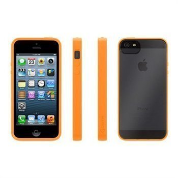 iPhone 5 / 5S / SE Griffin Reveal Kotelo Oranssi / Läpinäkyvä