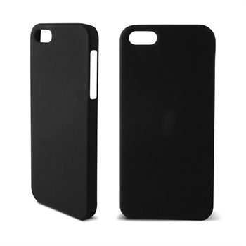 iPhone 5 / 5S / SE Ksix Hard Cover Black Rubber