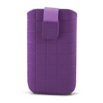 iPhone 5 / 5S / SE Ksix Roma Vertical Case Purple