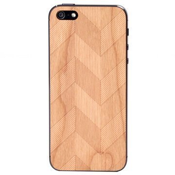 iPhone 5 / 5S / SE Lazerwood Suojakalvo Chevron Cherry