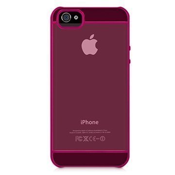 iPhone 5 / 5S / SE Macally Curve Kovakuori Pinkki