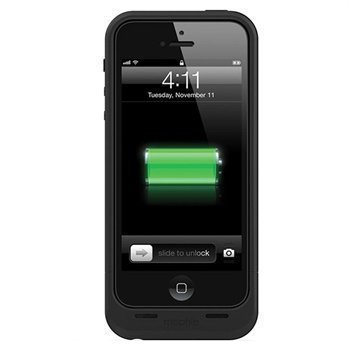 iPhone 5 / 5S / SE Mophie Juice Pack Air Akkukotelo Musta