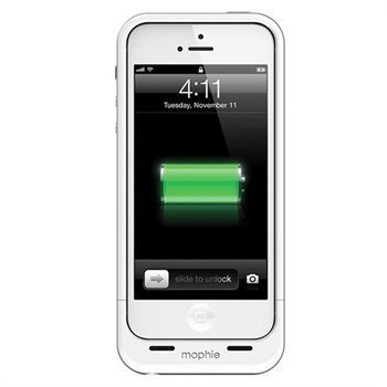 iPhone 5 / 5S / SE Mophie Juice Pack Air Akkukotelo Valkoinen