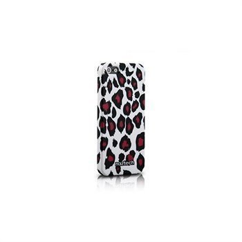 iPhone 5 / 5S / SE Naztech Safari Snap-On Cover Snow Leopard Print