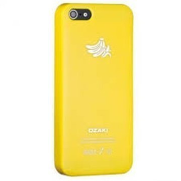 iPhone 5 / 5S / SE Ozaki O!Coat Fruit Click-On Suojakuori Banaani Keltainen