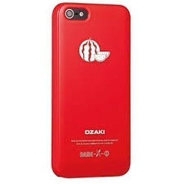 iPhone 5 / 5S / SE Ozaki O!Coat Fruit Click-On Suojakuori Vesimeloni Punainen