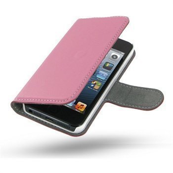 iPhone 5 / 5S / SE PDair Leather Case 3JIPP5B41 Vaaleanpunainen