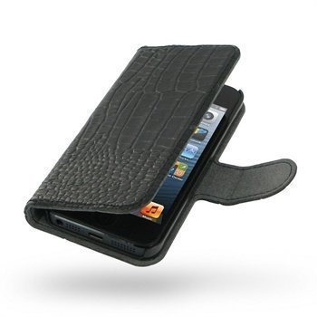 iPhone 5 / 5S / SE PDair Leather Case GBIPP5B41 Musta