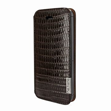 iPhone 5 / 5S / SE Piel Frama FramaSlim Leather Case Lizard Brown