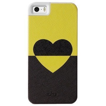 iPhone 5 / 5S / SE Puro Bi-Heart Kotelo Limenvihreä
