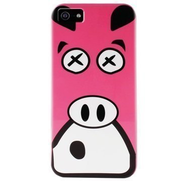 iPhone 5 / 5S / SE Puro Crazy Zoo TPU-Kotelo Sika