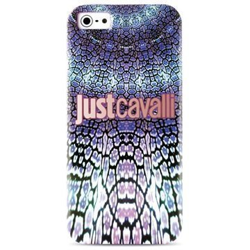 iPhone 5 / 5S / SE Puro Just Cavalli Wild Mandala TPU Kotelo Violetti