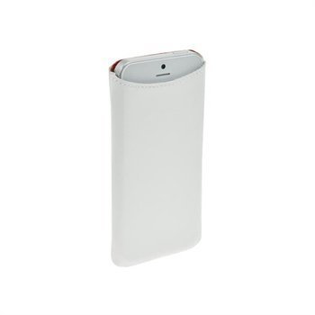 iPhone 5 / 5S / SE StarCase Nova Linea Premium Leather Case White