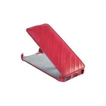 iPhone 5 / 5S / SE StarCase Roma Linea Flip Leather Case Fuchsia