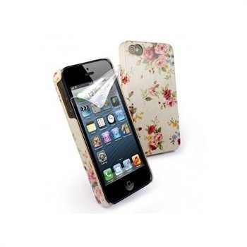 iPhone 5 / 5S / SE Tuff-Luv Tuff-Shell Secret Garden Suojakuori Beige