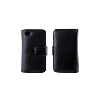 iPhone 5 Folio Leather Case Black