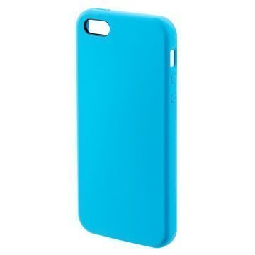 iPhone 5/5S/SE 4smarts Cupertino Silikoni-Suojakuori Sininen