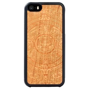 iPhone 5/5S/SE Carved Traveler Kotelo Atsteekkien Kalenteri