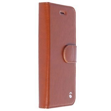 iPhone 5/5S/SE Krusell Ekero 2-in-1 Wallet Case Cognac