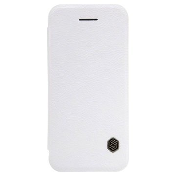 iPhone 5/5S/SE Nillkin Qin Sarjan Läppäkotelo Valkoinen