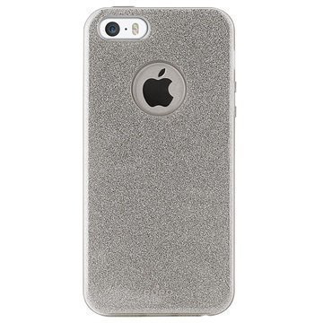 iPhone 5/5S/SE Puro Glitter Shine Kotelo Hopea