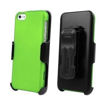 iPhone 5C Beyond Cell 3in1 Combo Case Green / Black