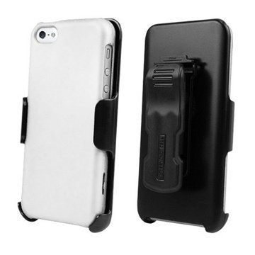 iPhone 5C Beyond Cell 3in1 Combo Case White / Black