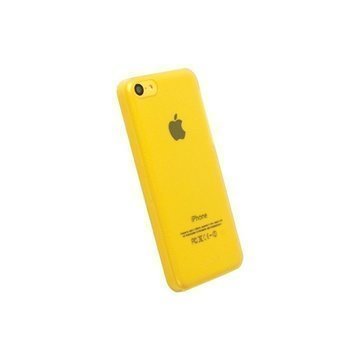 iPhone 5C Krusell FrostCover Faceplate Transparent Yellow