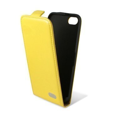 iPhone 5C Ksix Flip Leather Case Yellow