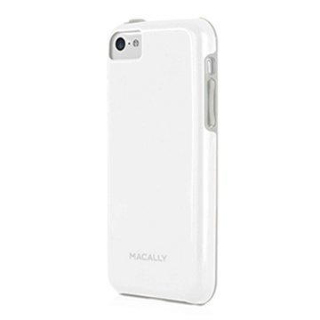 iPhone 5C Macally TPU-Kotelo Valkoinen