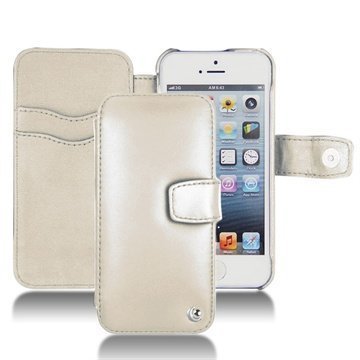 iPhone 5C Noreve Tradition B Wallet Leather Case Beige