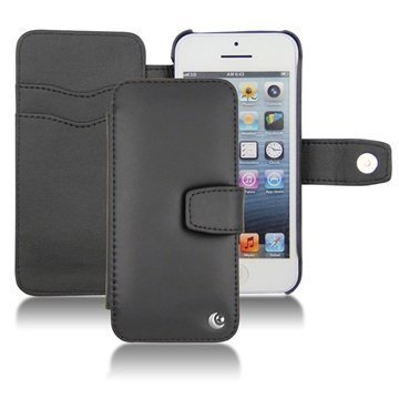 iPhone 5C Noreve Tradition B Wallet Leather Case Black