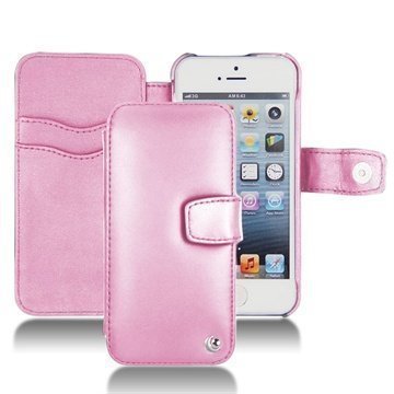 iPhone 5C Noreve Tradition B Wallet Leather Case Pink
