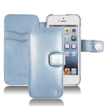 iPhone 5C Noreve Tradition B Wallet Nahkakotelo Â Sininen Kirkas