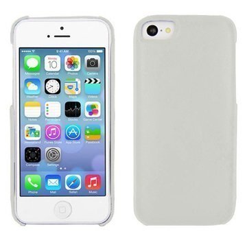 iPhone 5C Noreve Tradition E Nahkainen Napsautuskuori Valkoinen