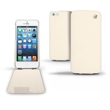 iPhone 5C Noreve Tradition Flip Leather Case Beige