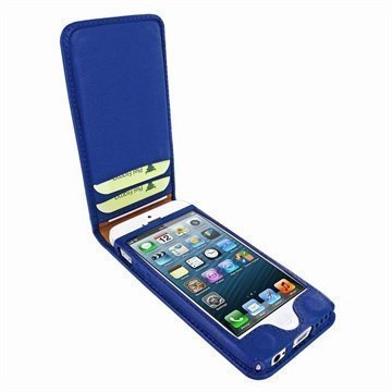 iPhone 5C Piel Frama Classic Magnetic Nahkakotelo Sininen