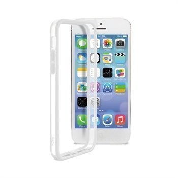 iPhone 5C Puro Bumper Transparent / White