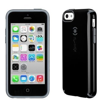 iPhone 5C Speck CandyShell Kotelo Musta / Liuskekivi Harmaa